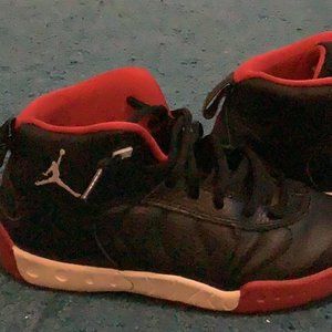 Retro Black and red Jordans youth size 3